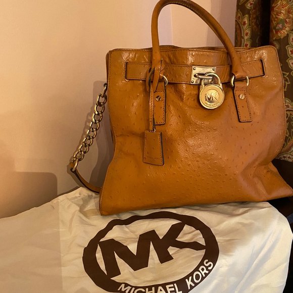 Michael Kors Faux Ostrich Bag - Picture 5 of 5